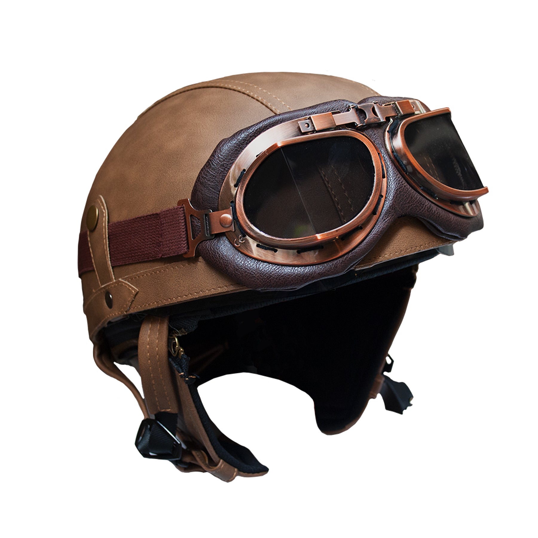 Rayvolt Vintage Style Brown Helmet Size 55-59 cm – E-Ride Solutions